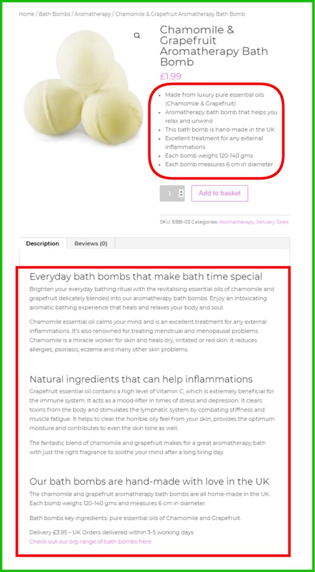 how to write the perfect product description that will rank in search results 6 example of a good product description
