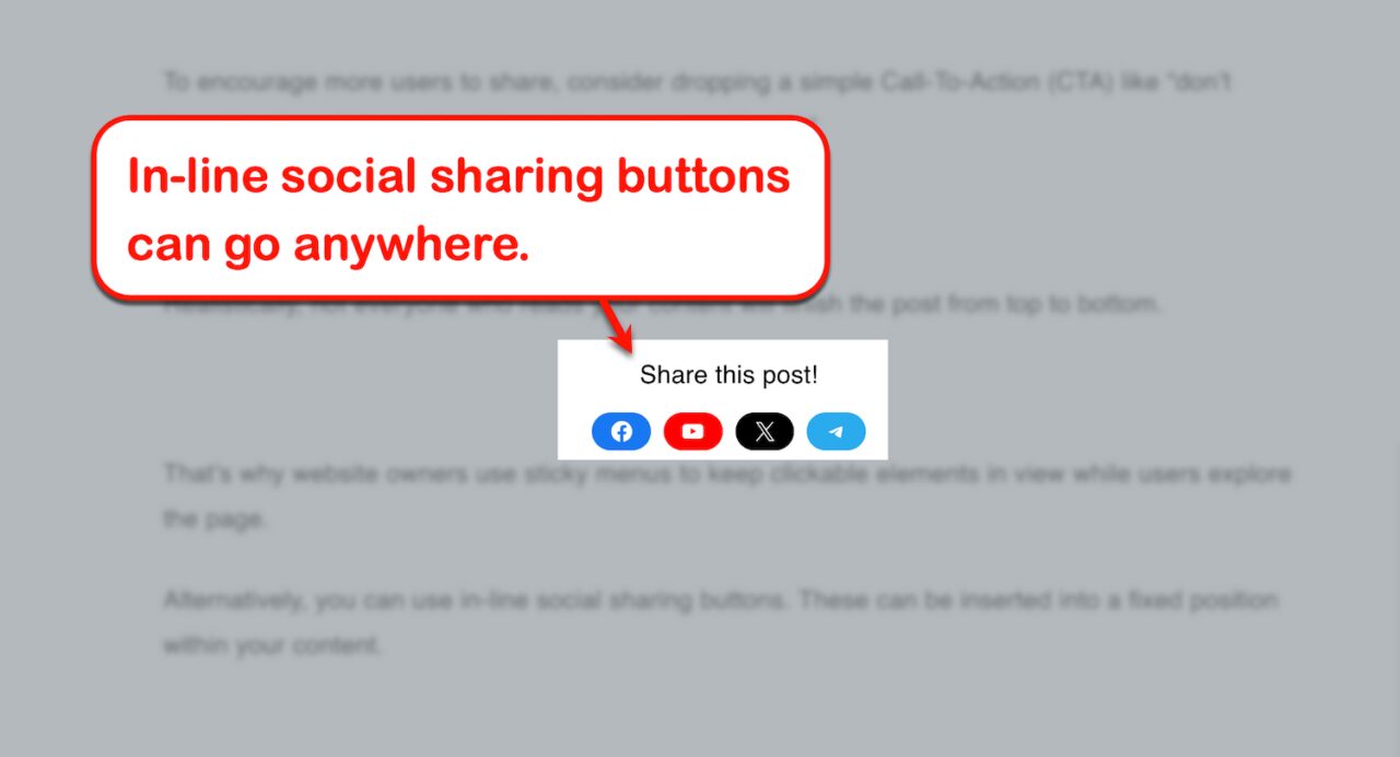 How and where to add social share buttons to your website