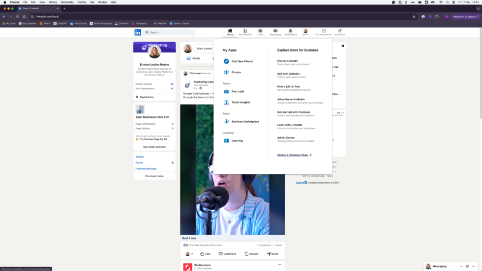 How to create a company page on LinkedIn - Marketing Labs