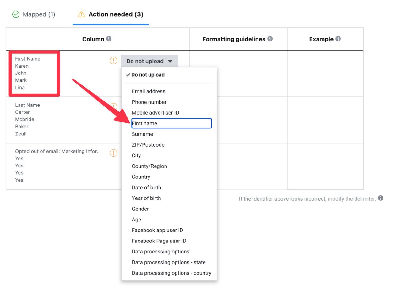 A guide to custom audiences and customer lists in Meta