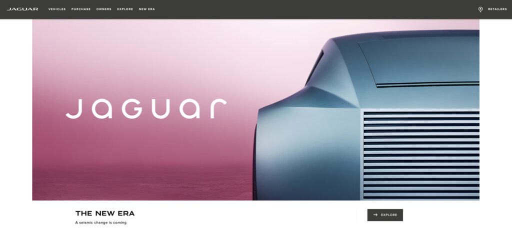 the jaguar rebrand: uncovered 6 The 'new era' of the Jaguar brand