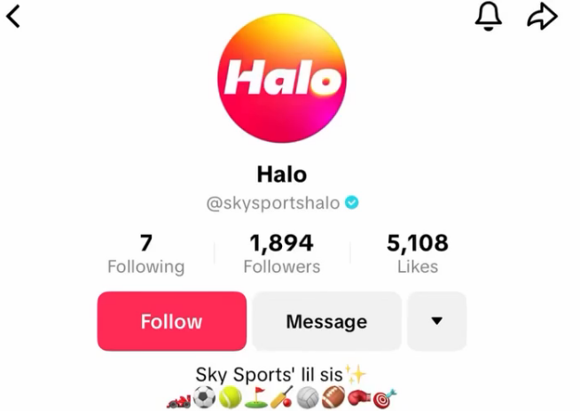 the short-lived tiktok account of sky sports halo 1 The short-lived TikTok account of Sky Sports Halo, image 1 edited